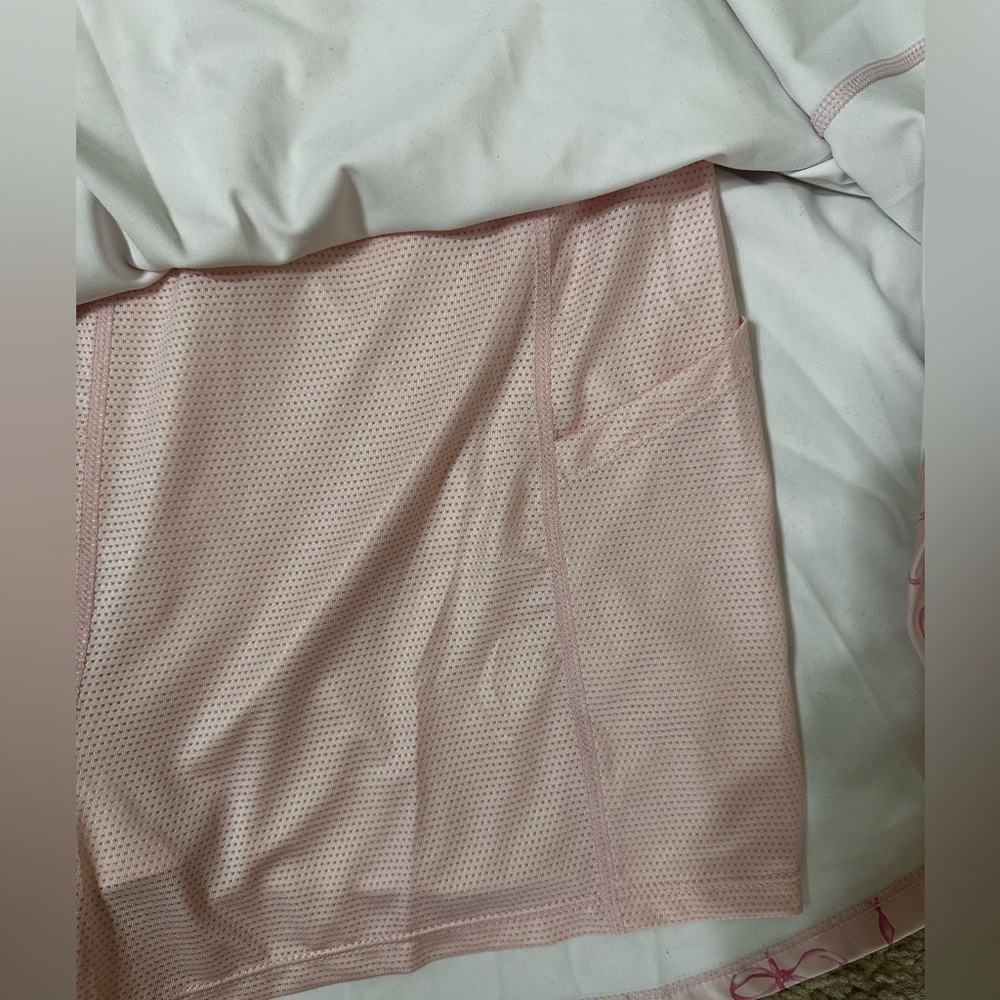 Love Shack Fancy Tierney Dress Posey Pink Bow Size Small NWT - Picture 3 of 9